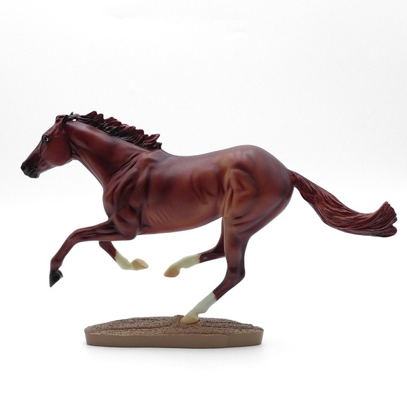 BREYER Traditional Model No. 1345 Secretariat Thoroughbred Smarty Jones Mold - Picture 6 of 10